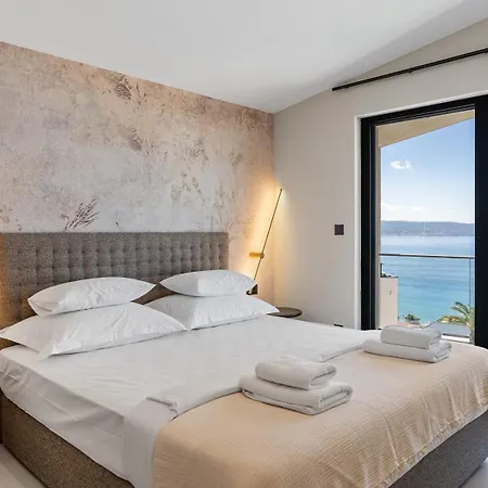Seaview Libero With Zone, Pool, Billiard Villa Podstrana
